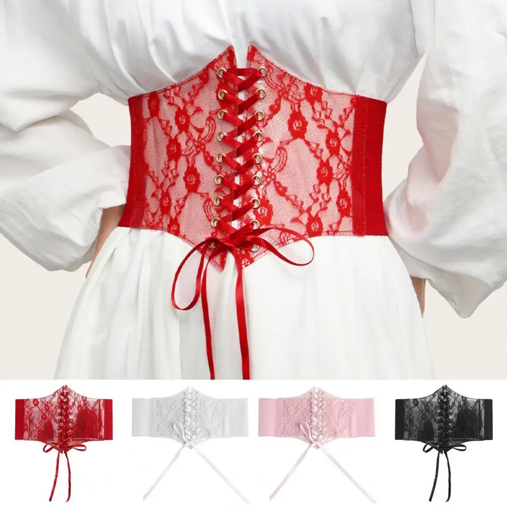 

Женский корсет, прозрачный кружевной корсет для похудения, готический корсет для талии, женское платье-бюстье, декоративное