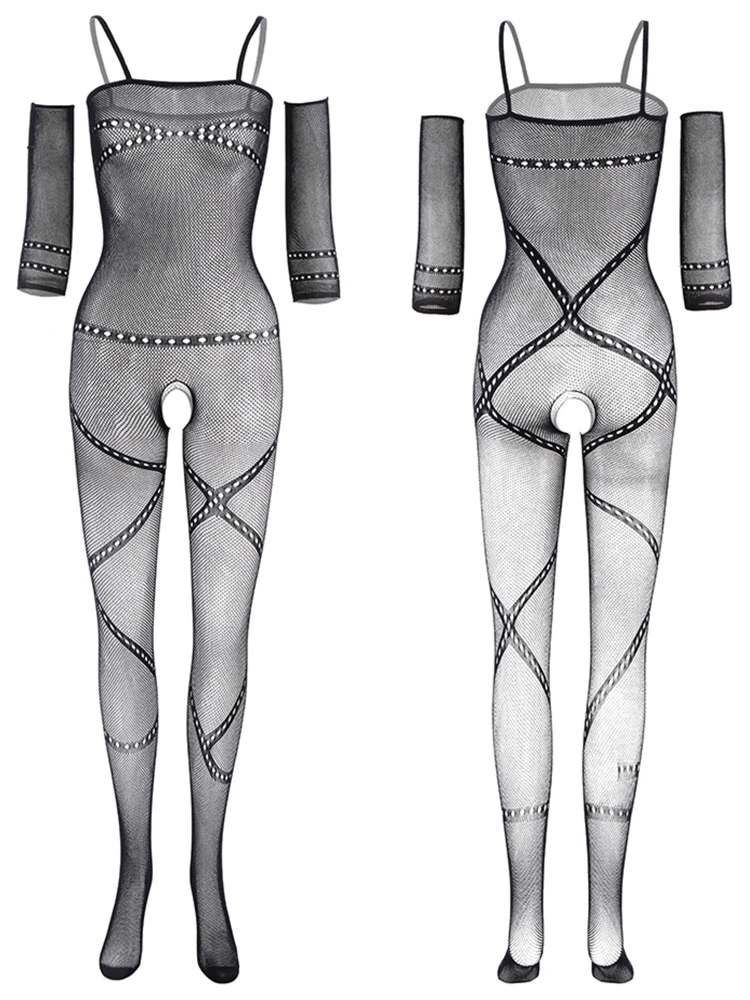 Горячие ажурные чулки для тела мужские полые прозрачные колготки нижнее белье