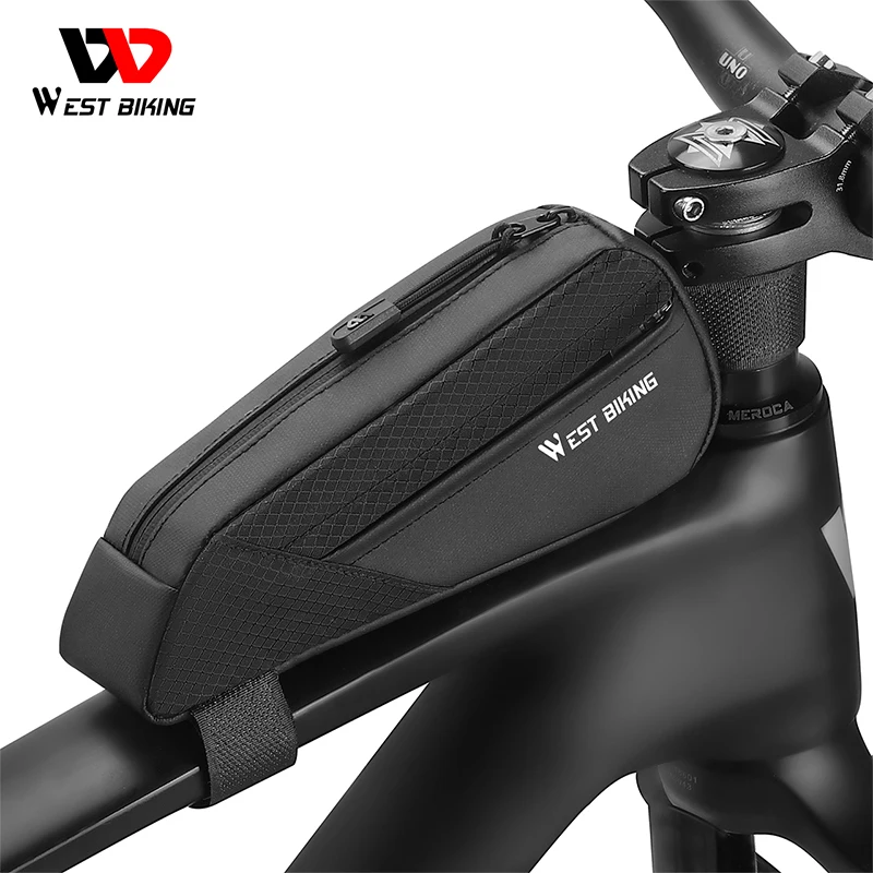 

WEST BIKING Cycling Bicycle Bags Bicycle Top Tube Triangle Bag Bike MTB Road Pannier Dirt-resistant Bike Accessories Bags