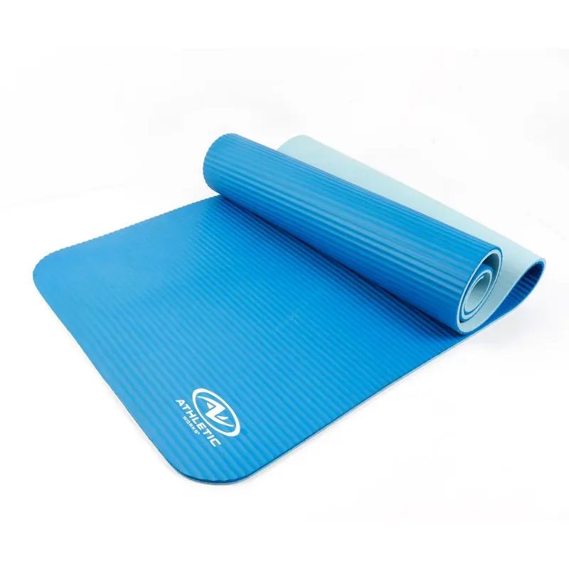 

Two Mat, 10mm, 72inx24in, Dark /Light Blue, NBR Foam, Two Tone Color, Non Slip