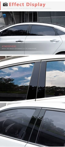 Для Mazda 6 GG GH GJ GL 2012 2011 2010 Автомобильная Центральная средняя Колонка PC оконная отделка Декоративная полоса B C 2002-2009