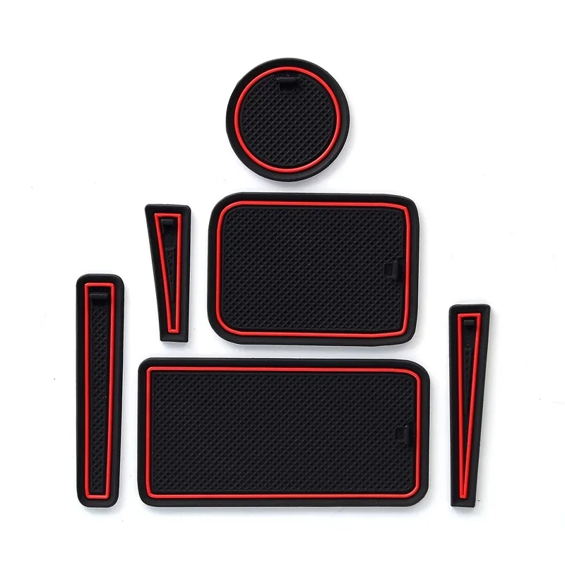 

Anti-Slip Door Groove Mat For Honda S660 2015 2016 2017-2022 Gate Slot Cup Holder Coaster Cushion Pad Styling Car Accessories 6X