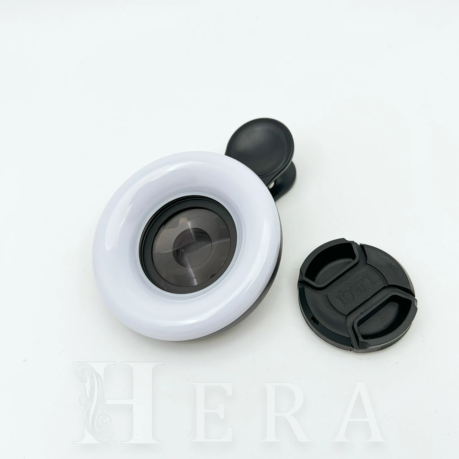 Kup Obiektyw Makro Telefonu Komórkowego I Akumulator Clip-on Fill Light 15X Zoom LED Do Stomatologii Makijaż Fotografia Akcesoria Do Smartfonów