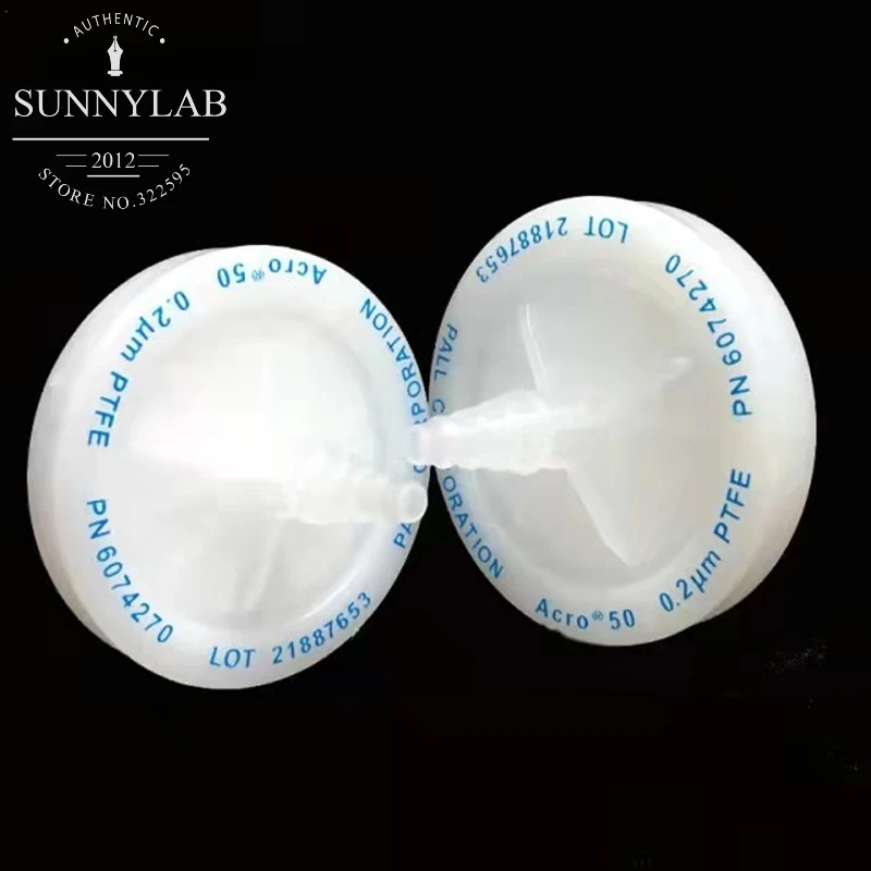 

1pcs Lab 50mm 0.2um PTFE Ventilation Membrane Filter for Fermenter or CO2 Incubator