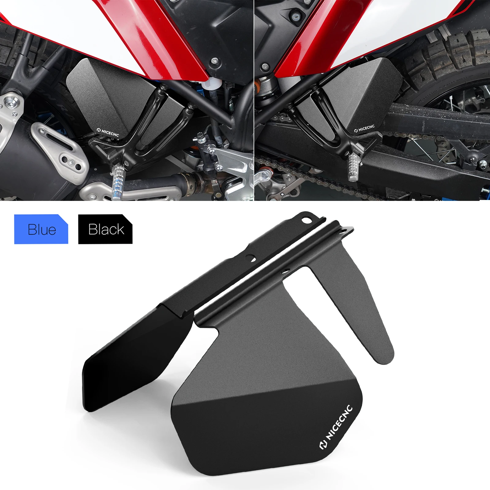 

Motorcycle Rear Side Auxiliary Fender For Yamaha Tenere 700 XTZ 700 2020-2023 Tenere 700 World Raid 2022-2023 T700 Rally Edition