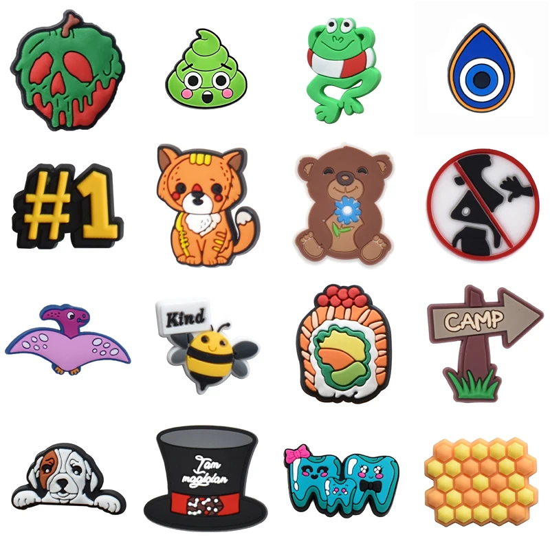 

Packs Decorations for Crocs Shoe Charms Men Kids Wholesale Bulk Boy Girl Gifts Shoes Accessories Women Charm Set Jeans Para Pins