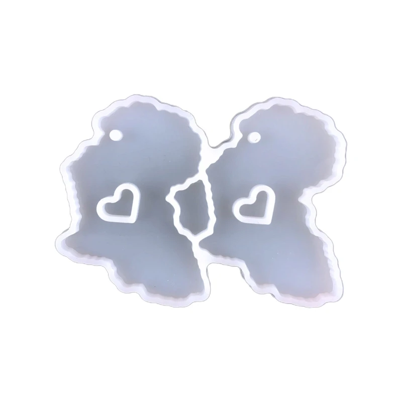 

Handmade Earrings UV Crystal Epoxy Mold Eardrop Danglers Resin Silicone Mould DIY Crafts Jewelry Pendants Casting Tools