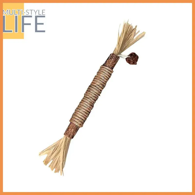 

Polygonum Wooden Cat Tooth Cleaning Silvervin Stick Natural Matatabi Cat Toys Molar Stick Anti-bite Increase Appetite Catnip