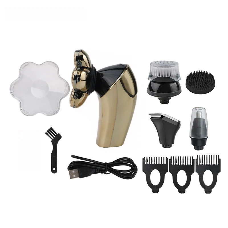 

2022 new men's electric shaver seven heads multi-function razor shaved head hair clipper set Dropshipping