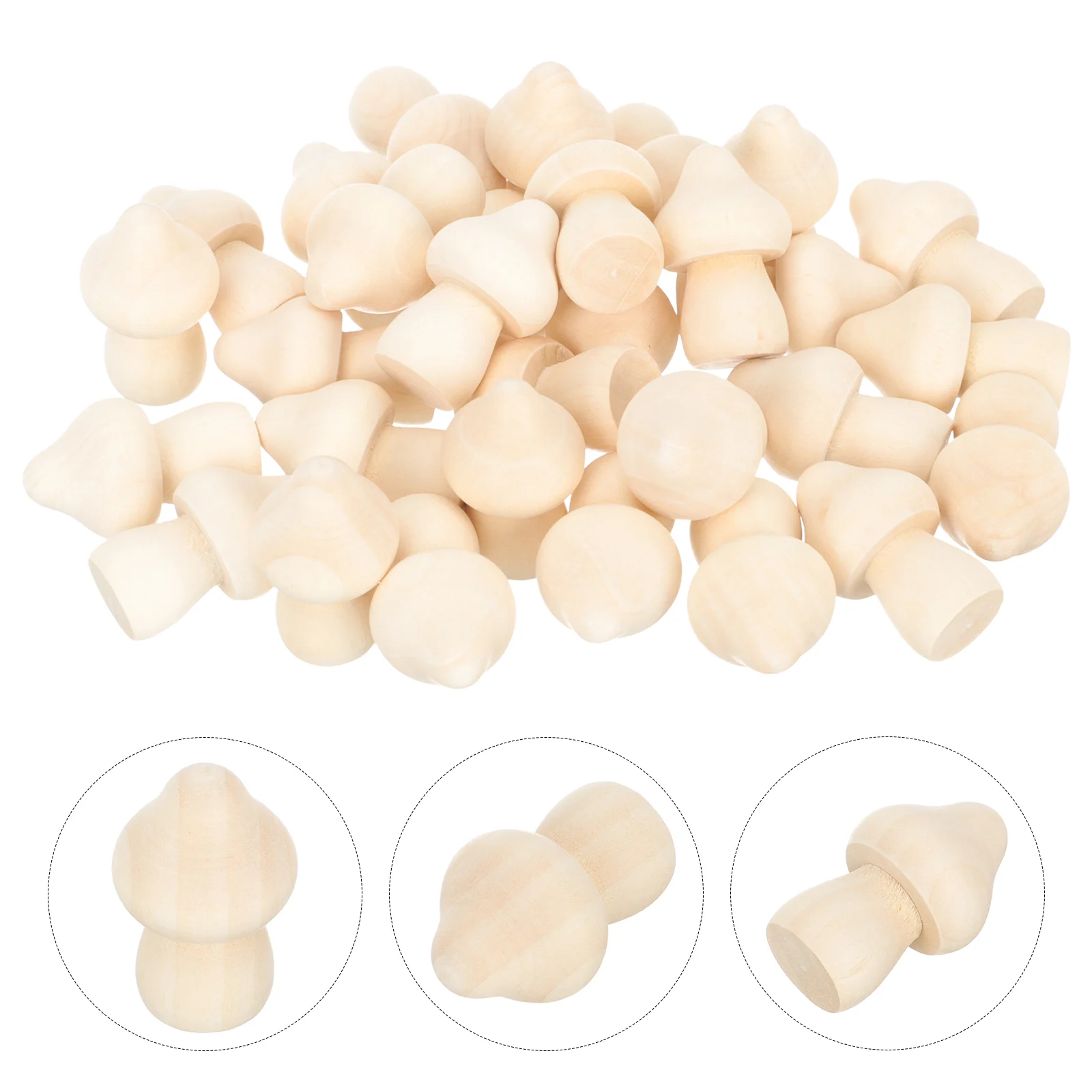 

Mushroom Wood Mushrooms Wooden Craftsunfinished Mini Blank Diy Decor Peg Piecesshapes Unpaintedpainting Craft Figures