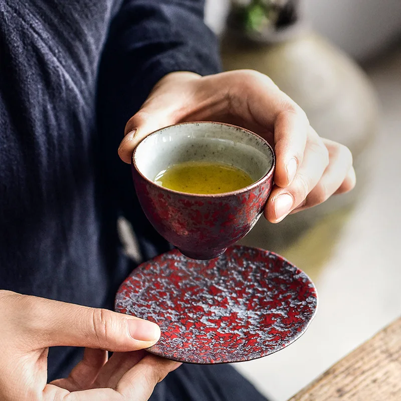 

Чайная чашка мастер чашка для курса керамический чайный набор японский Античный Чайный набор чайная утварь керамическая чайная чашка-пузырь Стандартный чайный набор подставка