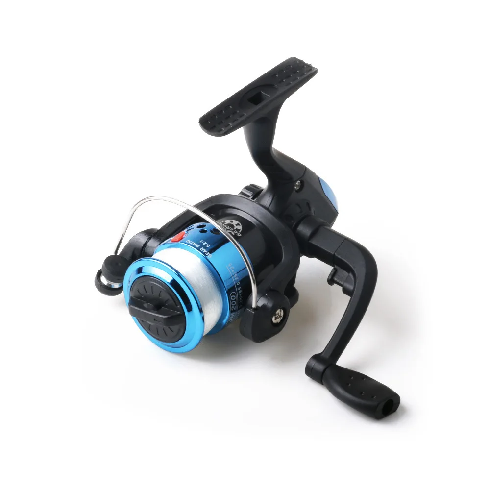

Ultralight Folding Fishing Reel 5.2:1 Spinning Reel with 60m Fishing Line Large Diameter Line Roller Casting Wheel Vessel Bait