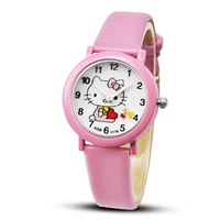girls wrist watch pinkrose redyellow belt watch fashion childrens electronic watchx15g