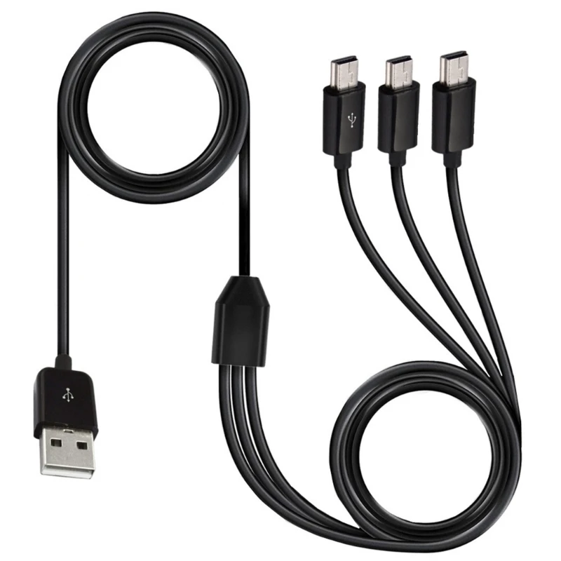 

Data Cable 3 in 1 Mini USB Male to USB2.0 480M Sync Power Splitter Cord