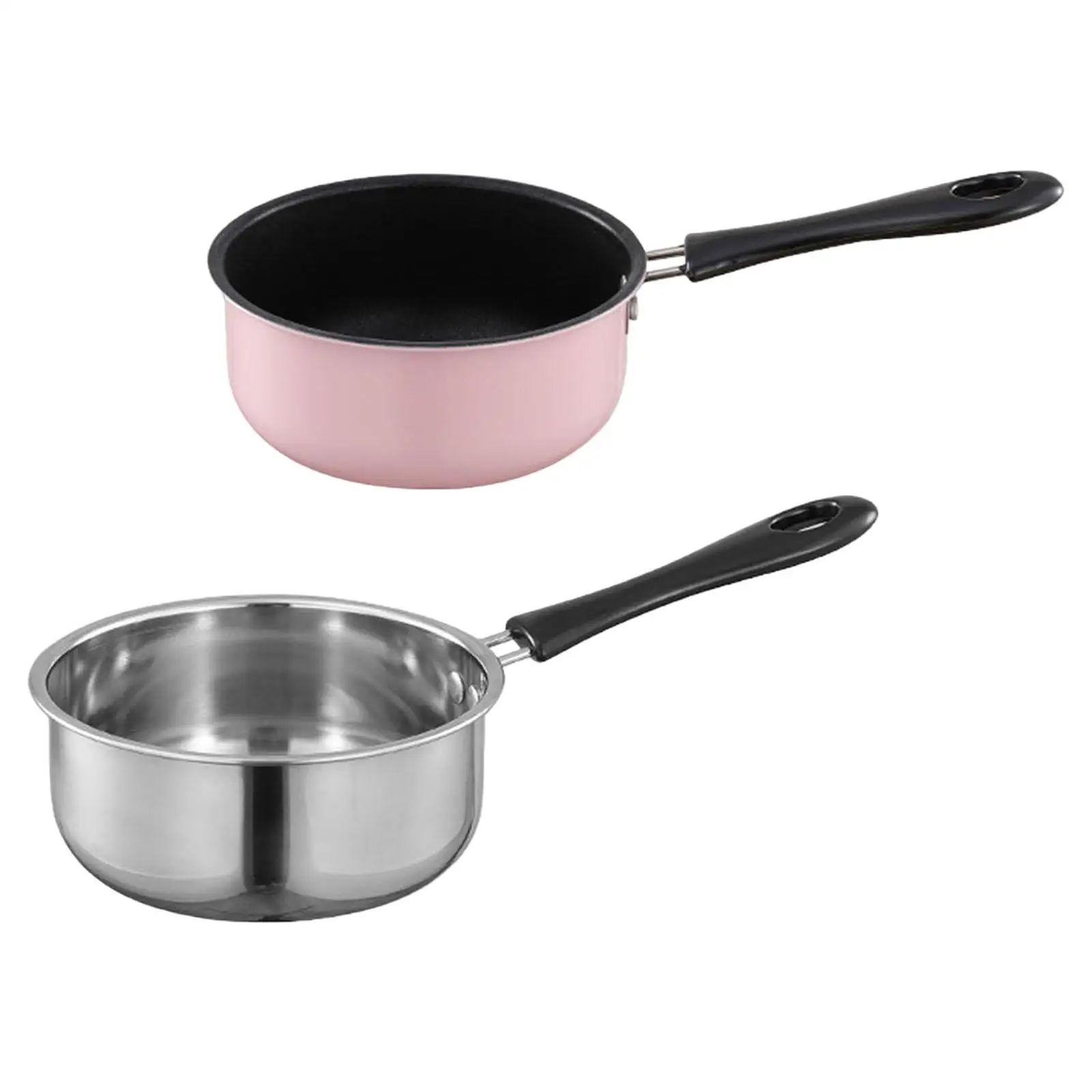 Маленькая кастрюля мини-суповая с длинной ручкой для кухни на колесах