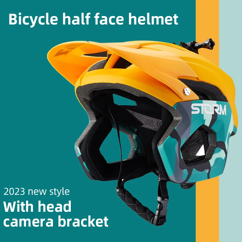 

Велосипедный шлем с кронштейном для камеры, для горнолыжного спорта, защита для улицы, для гонок