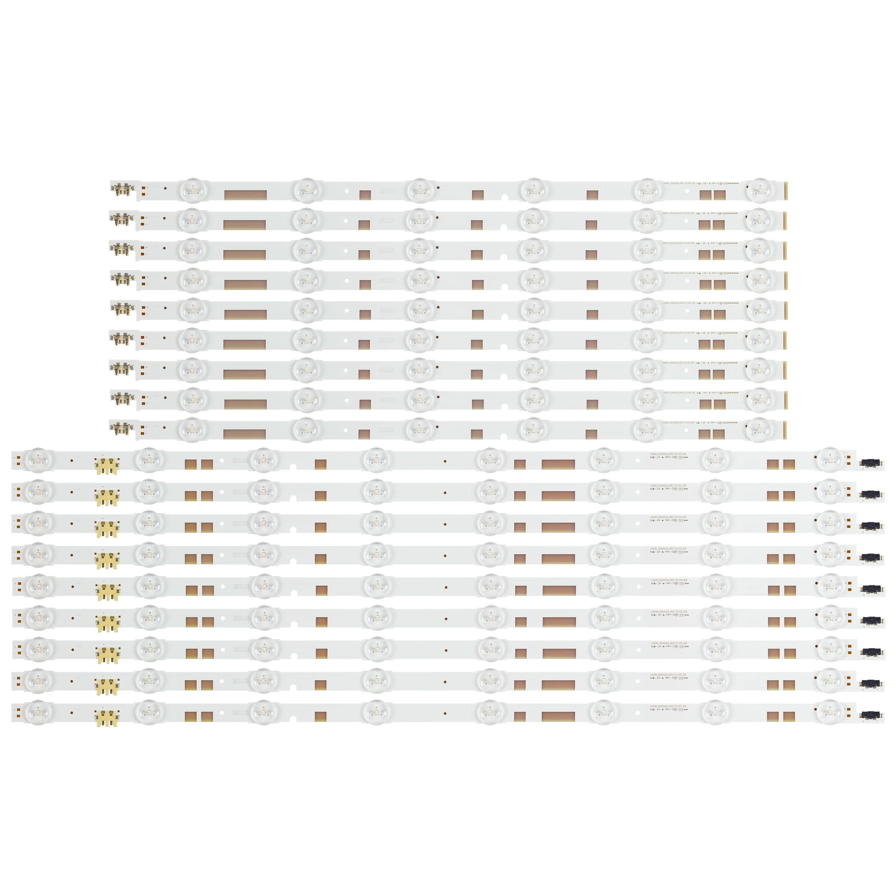 Светодиодная лента для подсветки, 14 ламп для Samsung UE55JU6850U UE55JU6800W UN55JS7250 UN55JS7200K UN55JS700D UN55JS7200G CY-TJ055HGEV3H