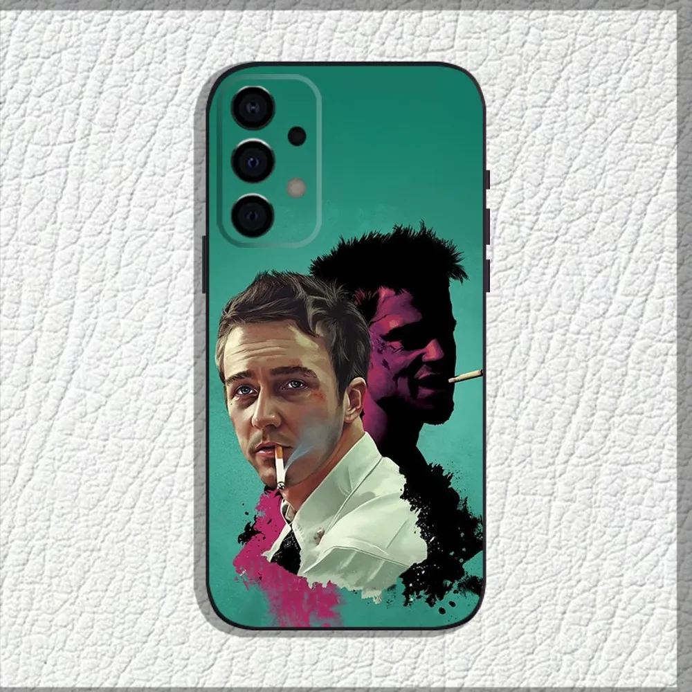 Чехол для телефона F-Fights-Clubs Samsung Galaxy A13 A21s A22 A31 A32 A52 A53 A71 A80 A91 Soft Black Shell