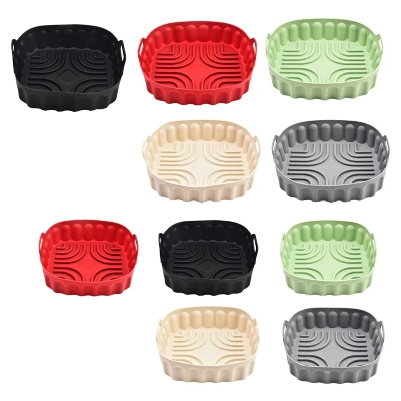 Складной противень для барбекю многоразовые аксессуары фритюрницы чаша коврик