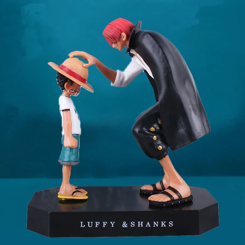 

18cm One Piece Anime Figure Four Emperors Shanks Straw Hat Luffy Action Figure One Piece Sabo Ace Sanji Roronoa Zoro Figurine