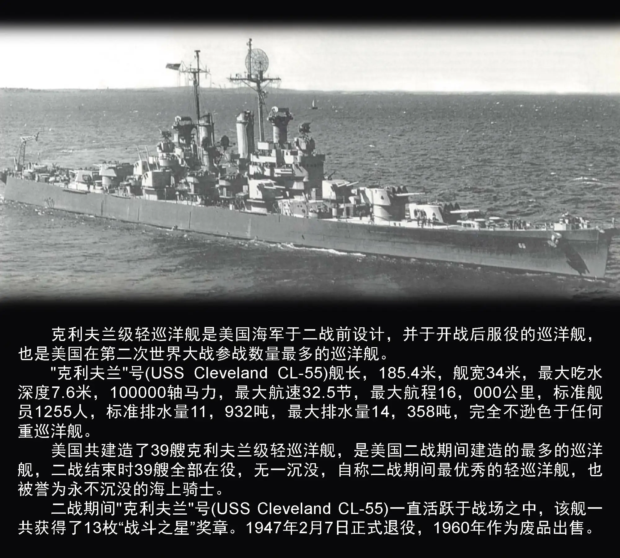 VEE Hobby V57020 1/700 Scale USS CLEVELAND CL-55 1945 Starter Edition