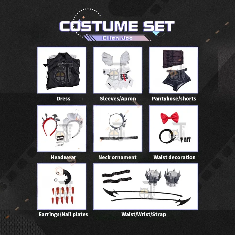 Женский костюм горничной для косплея Zenless Zone