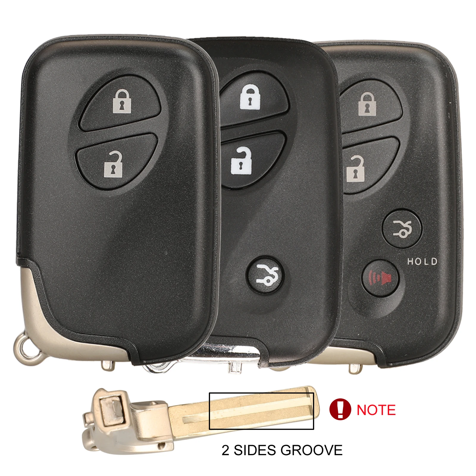 

Умный пульт дистанционного управления jingyuqin 2/3/4 BTN чехол для автомобильного ключа для Lexus ES350 GS350 LS460 IS250 IS350 LS600h ISC HS250h GS Замена