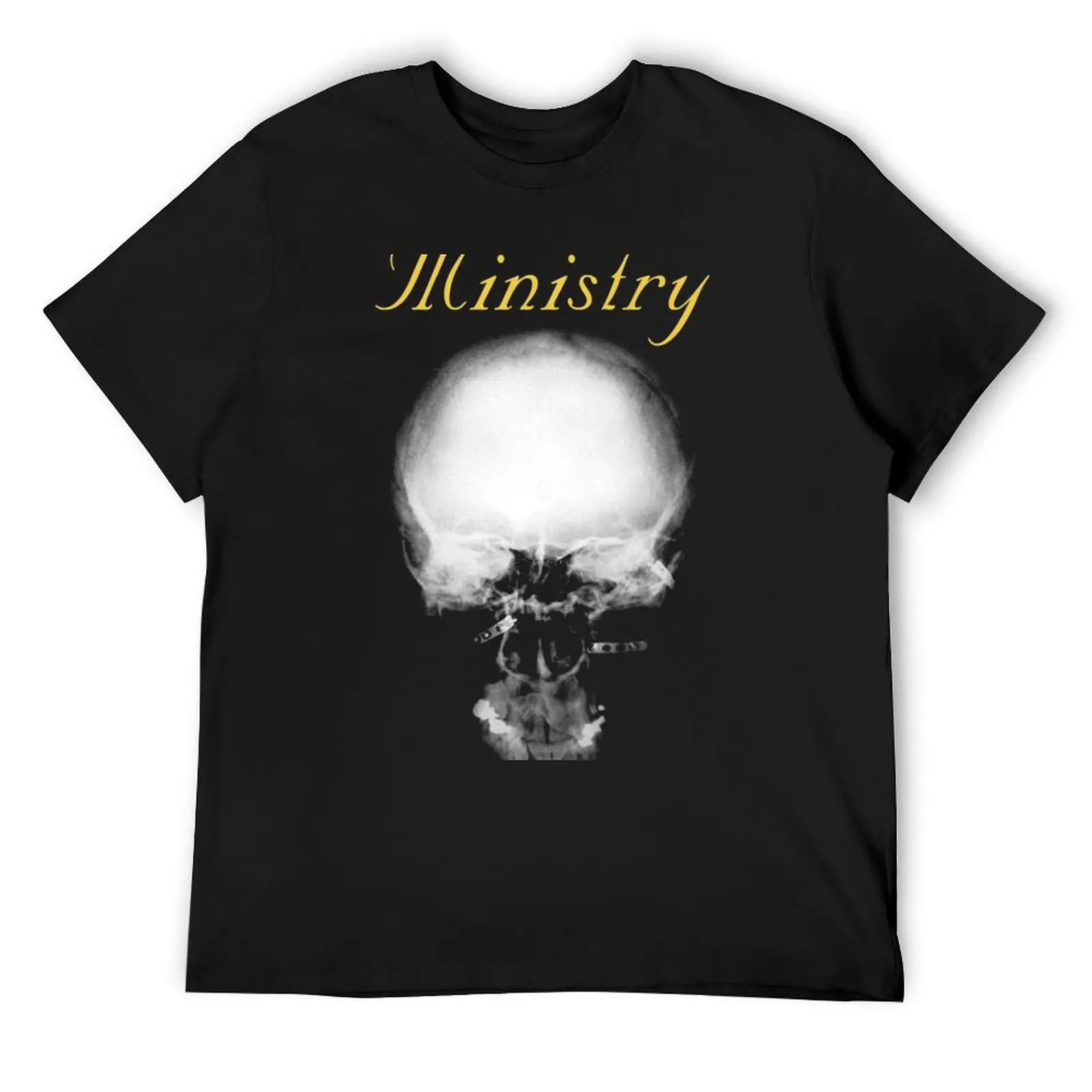 Футболка MINISTRY BAND винтажная футболка с аниме для мальчика мужская дизайнерская