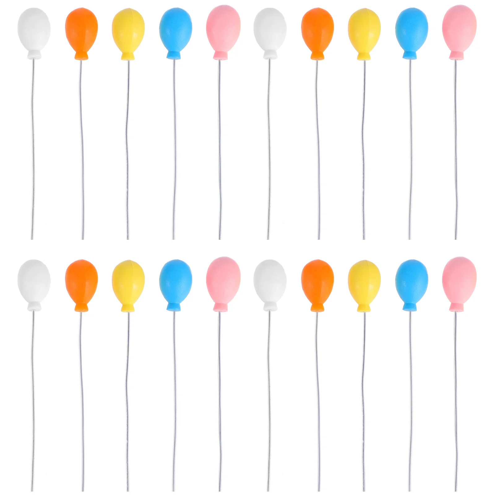 

Balloons Cake Miniature Balloon Ornament Micro Topper Decorations Landscape Garden Mini Toppers Decoration Cupcake Decor