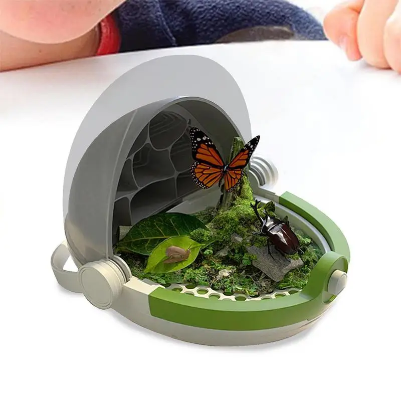 

Portable Silkworm Breeding Space Capsule Children's Insect Catching Observation Box Student Nurturing Bucket Toy
