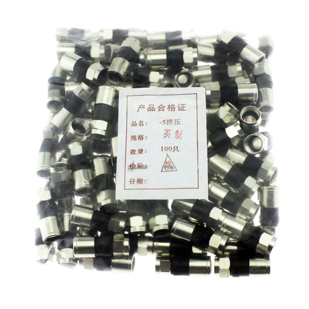 100 шт./упаковка водостойкий экструдированный кабель 75-5 RG6