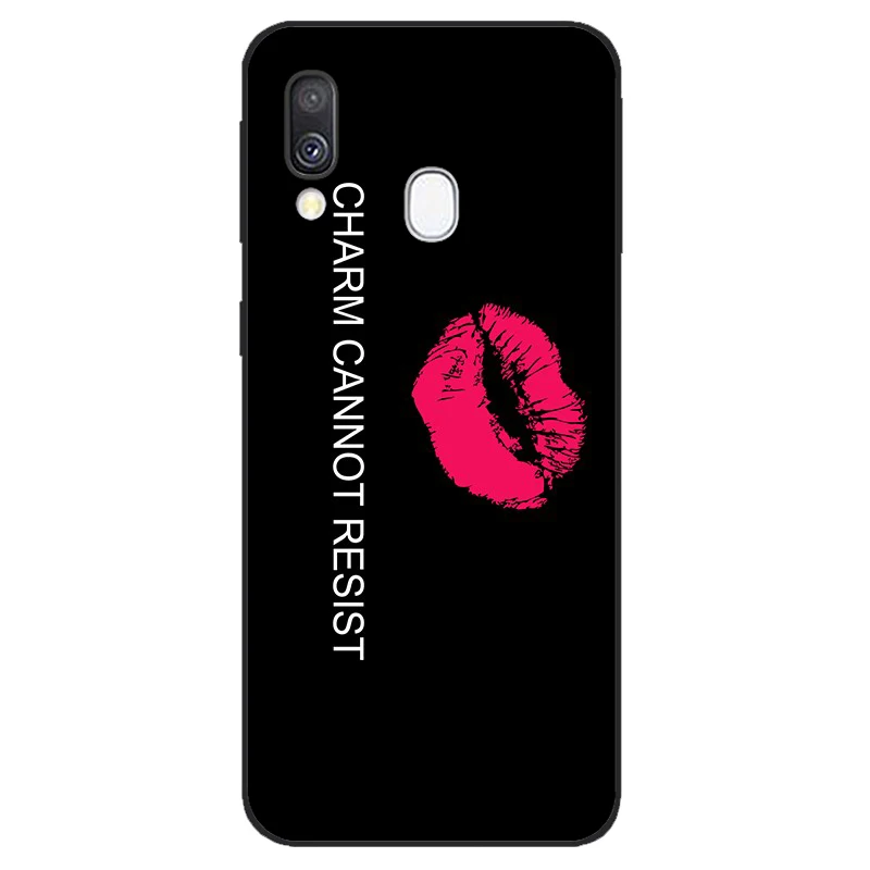 Чехол для Samsung Galaxy A40 2019 силиконовый мягкий ТПУ чехол телефона задний A 40 A405 A405F