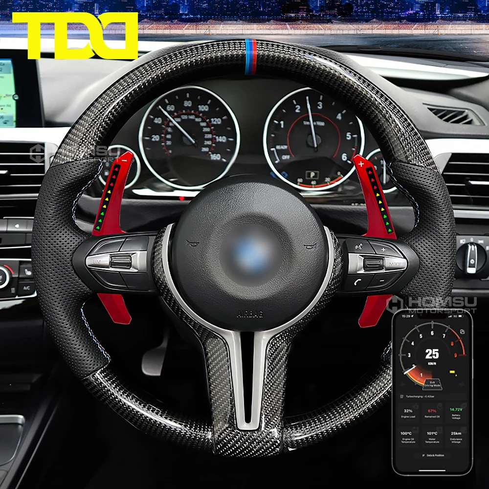 

Умный светодиодный рычаг переключения передач на руль автомобиля 2015 + для моделей bm w M серии M3 3 серии F10 F30 G20 G30 I8 G20 светодиодное приложение для управления