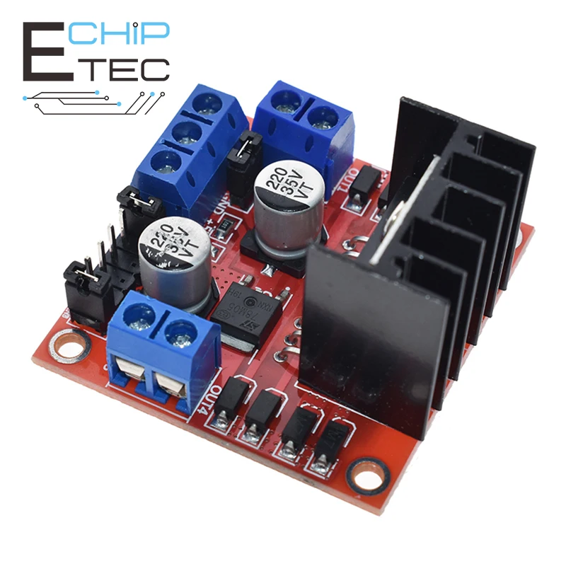 Купи Free shipping L298N Dual H Bridge DC Stepper Motor Drive Controller Board Module for Arduino Stepper Motor Smart Car Robot за 233 рублей в магазине AliExpress