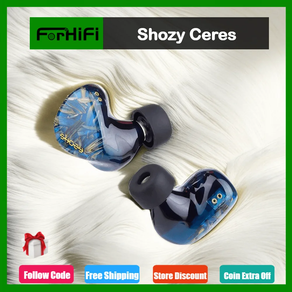 

Shozy Ceres Hybrid Technology In Ear HIFI Wired Music Earphones 2 Way Frequency Division Gaming Headphones Detachable Cable
