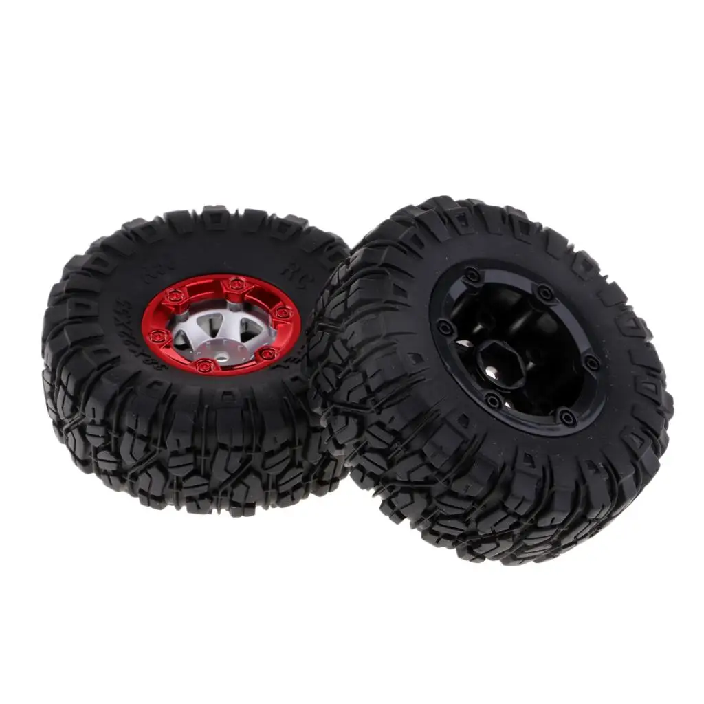 

2 шт. черная резиновая шина 12 мм колесная гайка обод шина для 1/12 Wltoys 12428 12423 RC грузовики запасные части