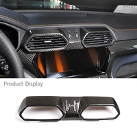 for lamborghini urus 2018 2021 real carbon fiber car central control air conditioning air outlet frame interior auto accessories