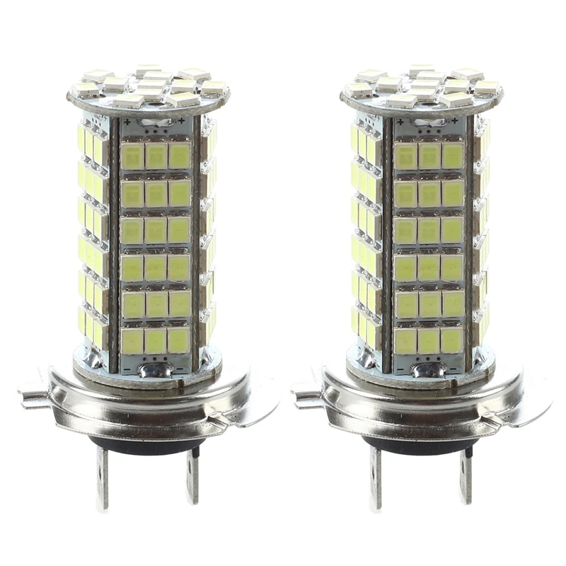 

2 шт., белая автомобильная лампа H7 12 в 102 SMD