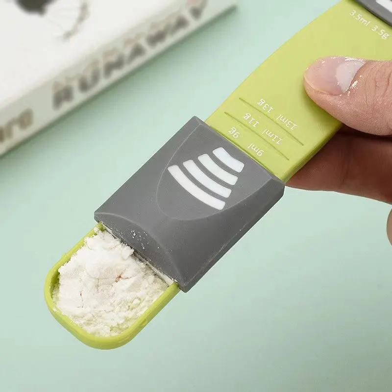 Регулируемая кухонная дозирующая ложка с восьмискоростными двусторонними