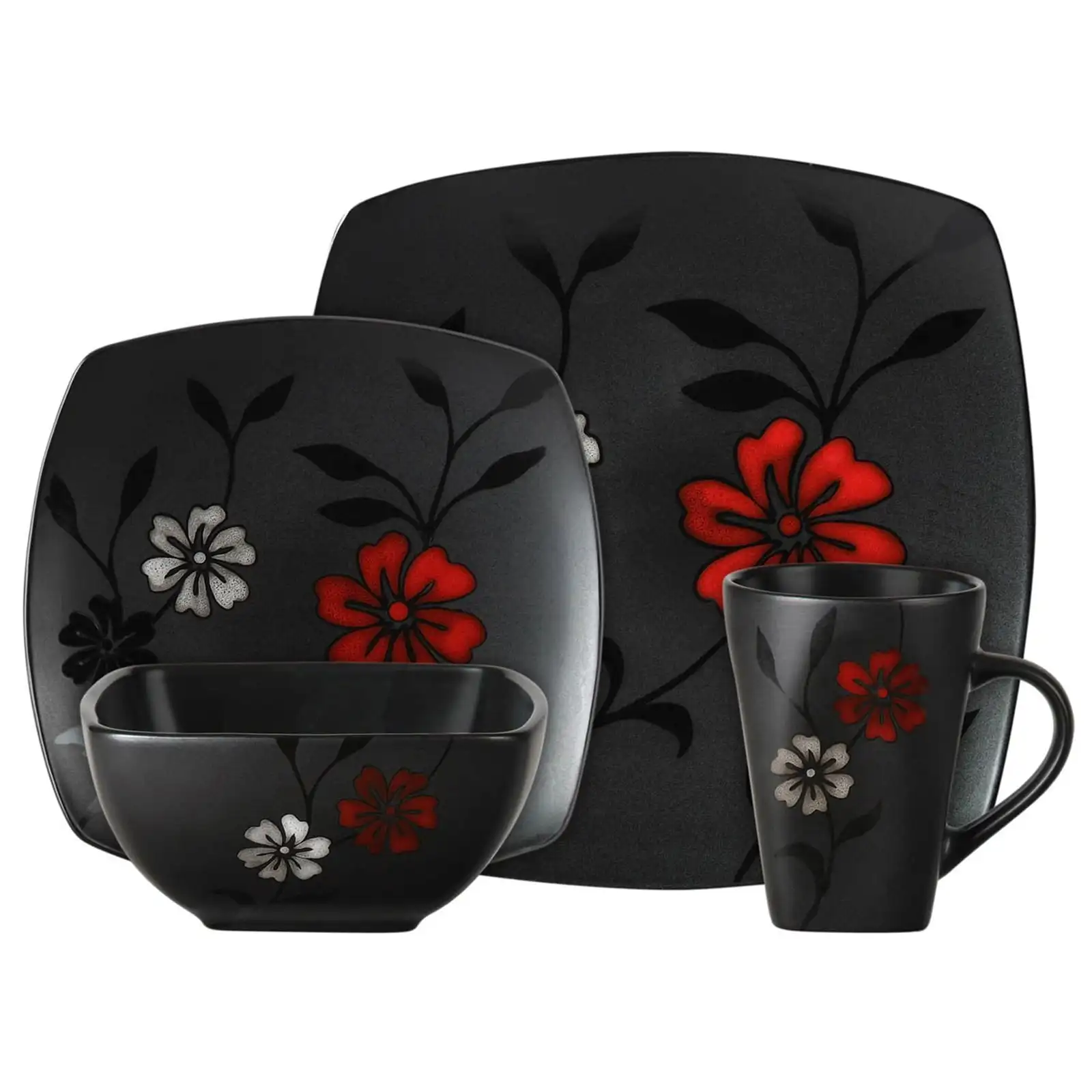 

16 Pieces Evening Blossom Dinnerware Set