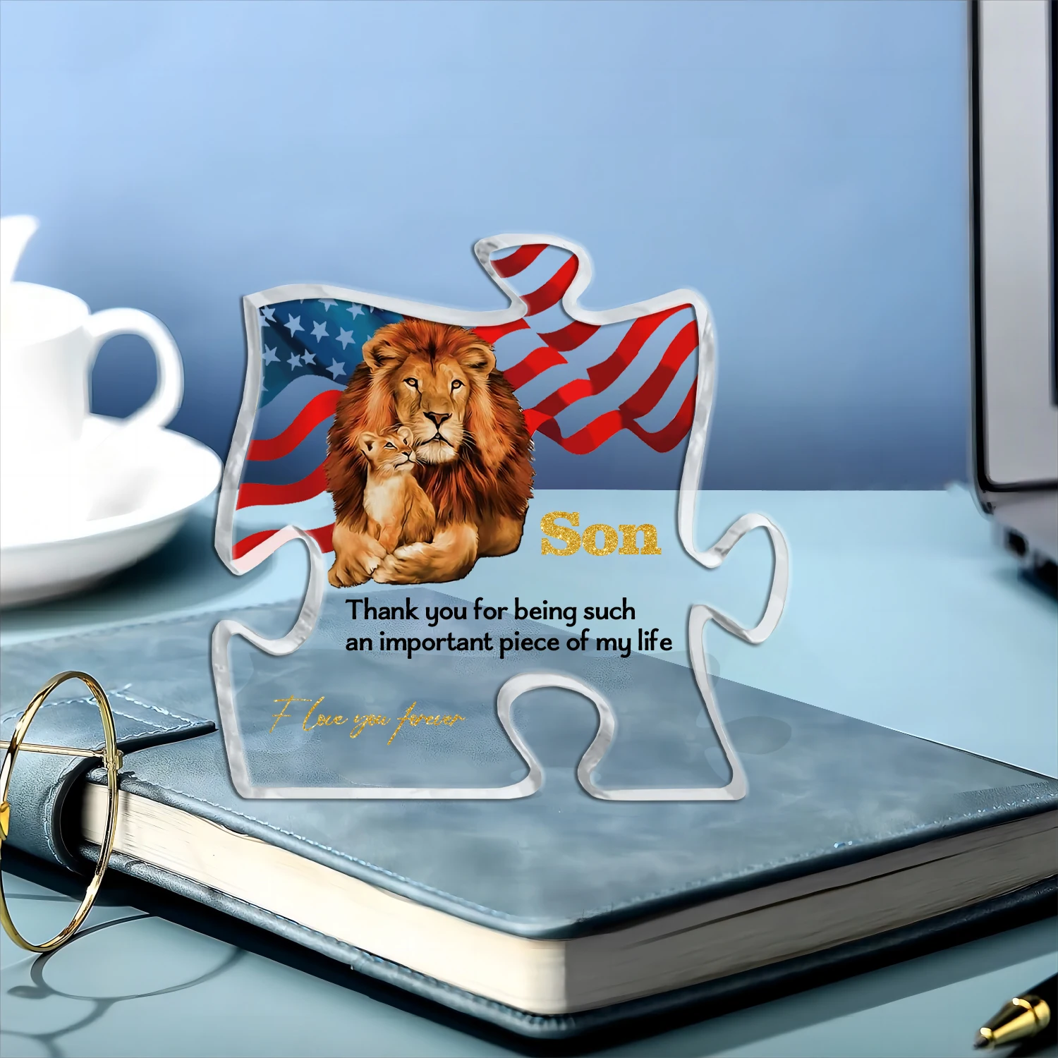 Акриловый Подарок На День Рождения От Родителей До Сына Праздничная Фигурка