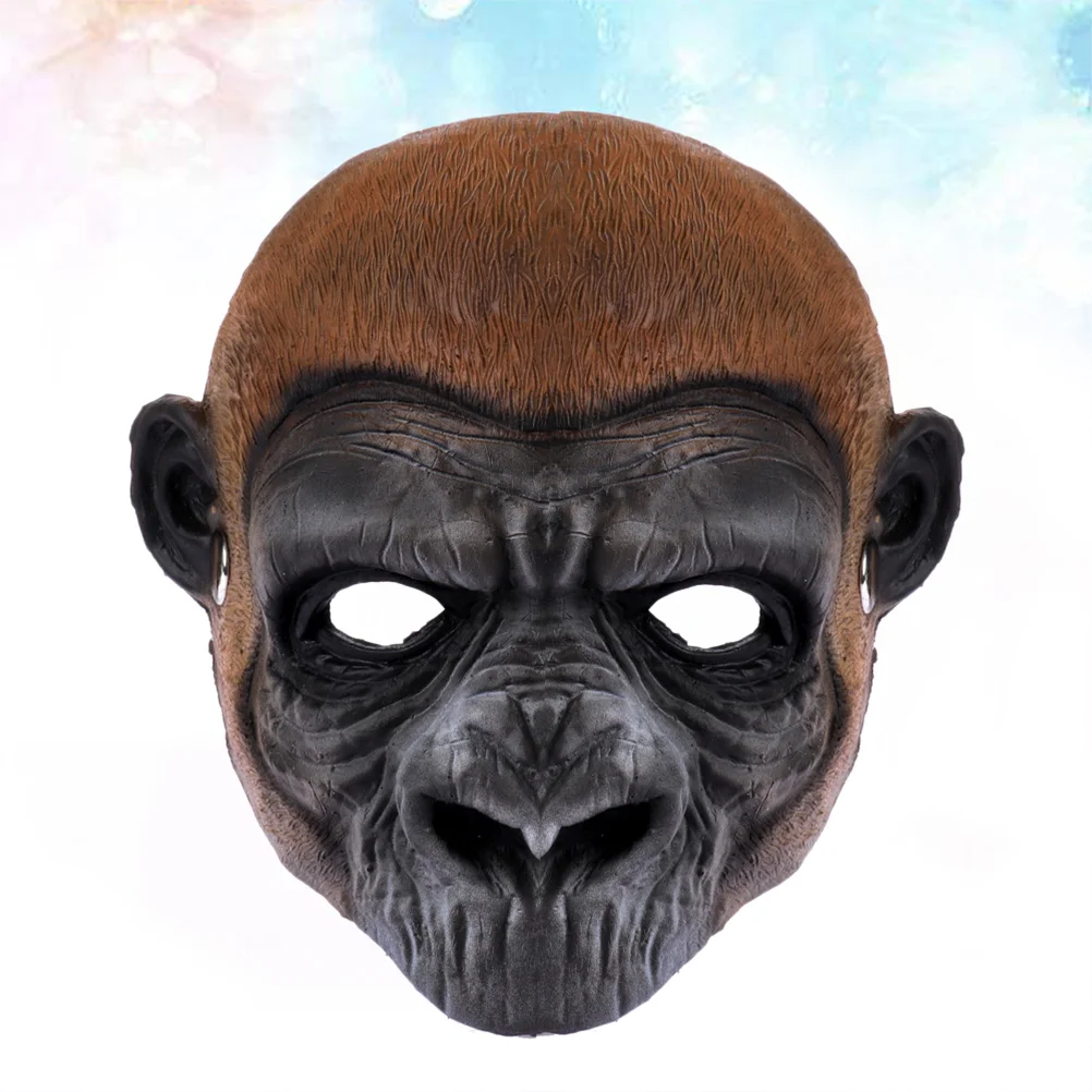 

Halloween Gorilla Mask Novelty Monkey Orangutan Chimp Masks Funny Party Masquerade Mask Full Head Animal Mask Halloween Costume