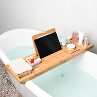 expandable bath tub tray 29 53 37 4inch bathtub accessories bath organizer rack wine tablet holder bathtub caddy tray