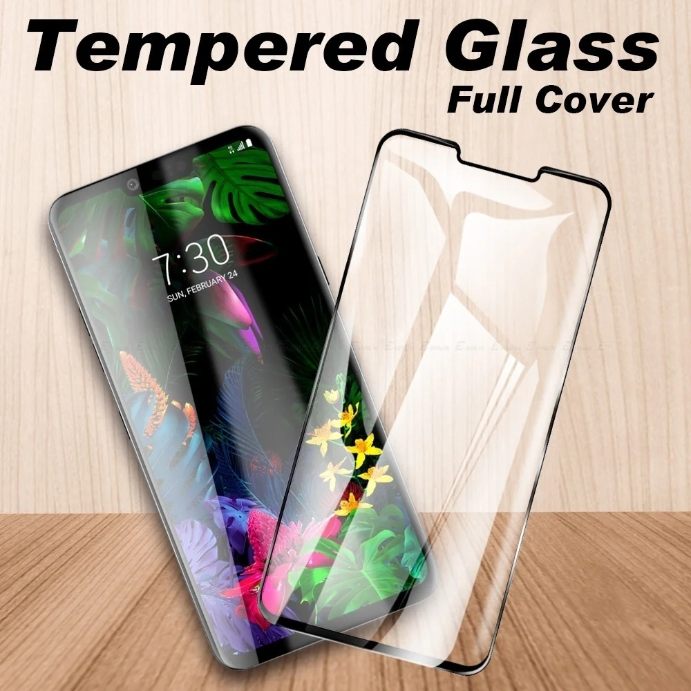 

Full Cover Tempered Glass Screen Protector Protective Glass Film For LG G8S G7 G6 Plus V60 V40 V50 ThinQ 5G