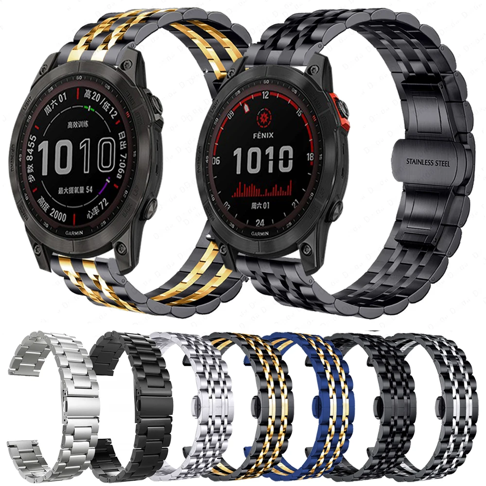 

Metal Stainless Steel Strap For Garmin Venu 2 Sq Garmin Move 3 Garmin Active Vivoactive 4 Band Bracelet 20mm 22mm Belt Wristband