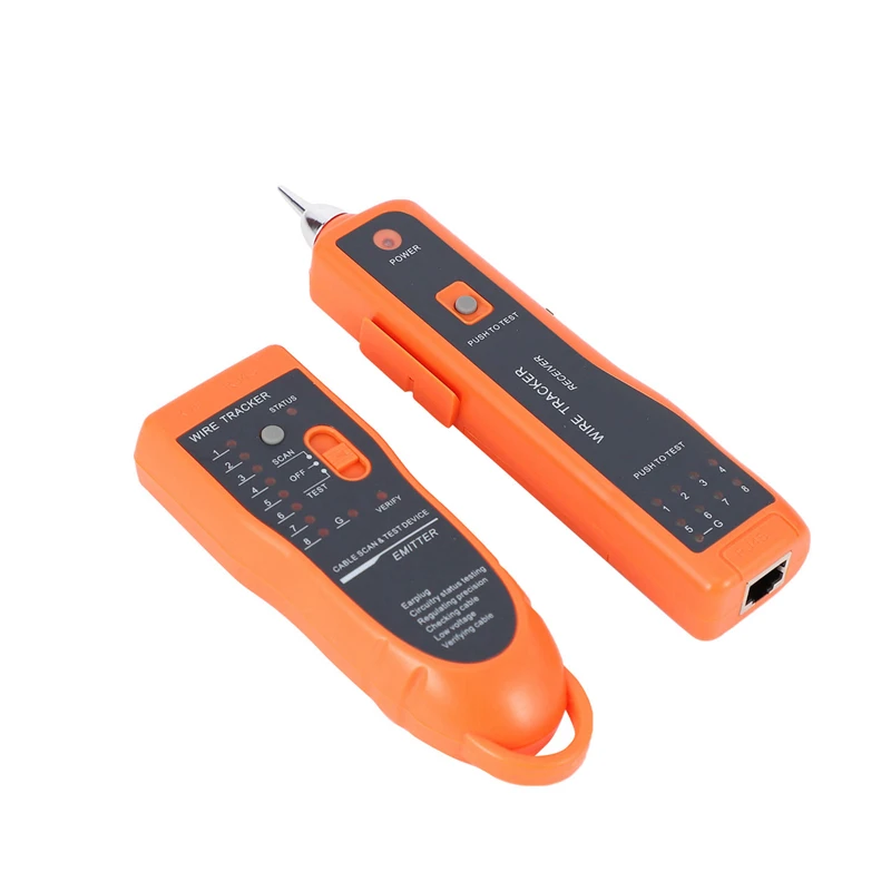 Сетевой тестер кабеля Utp Stp Cat5 Cat6 Rj45 линейный видоискатель Rj11 трекер телефонного