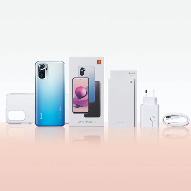 Global Version Xiaomi Redmi Note 10S Mobile Phone 6GB 64/128GB Helio G95 Octa Core 64MP Quad Camera 6.43