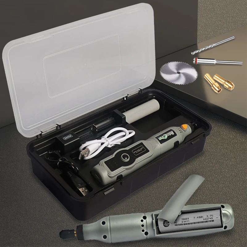 Беспроводная мини-дрель USB для ювелирных изделий металла стекла деревообработки