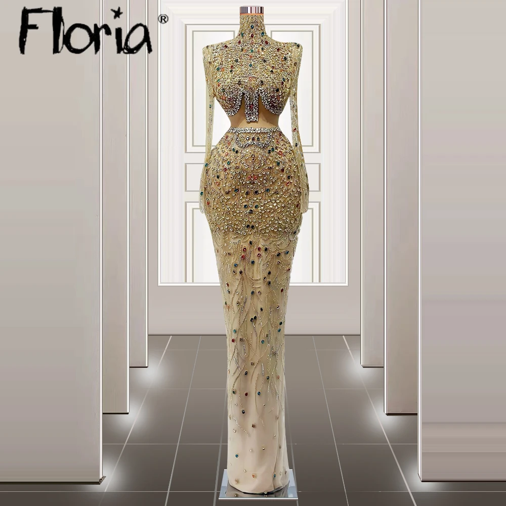 

Женское вечернее платье с юбкой-годе, золотистое блестящее платье для особых случаев, официальное длинное платье для выпускного вечера, 2023