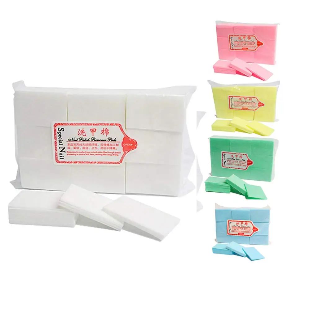 

600PCS Professional Nail Wipe Cotton Pads,Gel Nail Polish Remover Set，Nail Polish Remover Cotton Pads, Disposable Nail Wipes